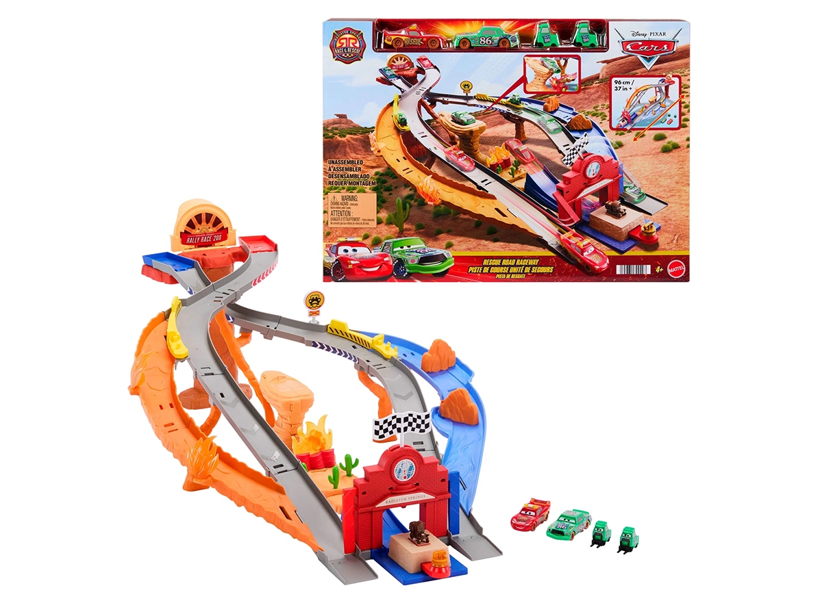 Pixar Cars Radiator Springs Race & Rescue Playset